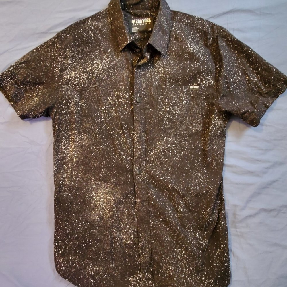 Zoo York Space Short Sleeve Button Down Men's SM